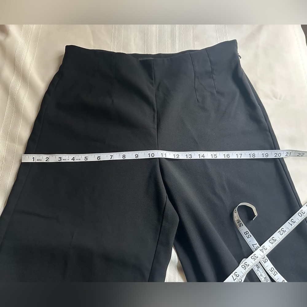 LOFT Black Wide Leg Trousers - Picture 6 of 10